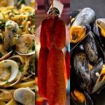 Linguine aux coquillages et soubressade